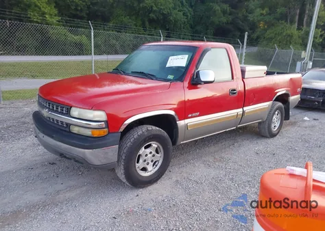 2001 Chevrolet Silverado K1500 z USA, uszkodzony, nr VIN 1GCEK14T61Z297444